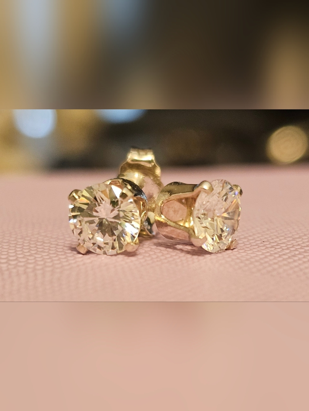 925 Sterling Silver CZ Stud Earrings